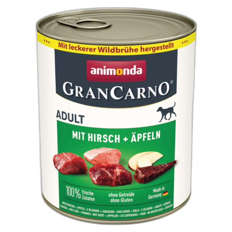 Animonda GranCarno Adult s jelením mäsom a jablkami 800 g