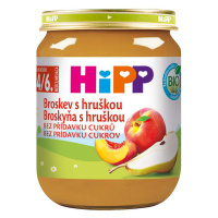 HIPP Bio broskyňa s hruškou 4/6m 125 g