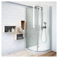 Sprchový kút čtvrtkruh 100x100 cm Roth Tower Line 722-1000000-00-02