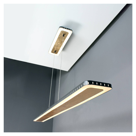 LED závesné svetlo Solaris 3-Step-dim zlatá 120 cm Eco-Light