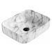 MEXEN - Carla umývadlo na dosku 50x39 cm biela kameň 21555093