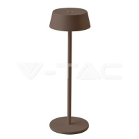 2W LED stolová lampa Corten 3000K IP54 VT-7562 (V-TAC)