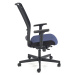 HALMAR Gulietta kancelárska stolička s podrúčkami čierna / modrá