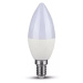 Žiarovka sviečková LED PRO E14 4,5W, 4000K, 470lm,  VT-255 (V-TAC)