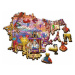 Trefl Drevené puzzle 501 - Zázračný svet
