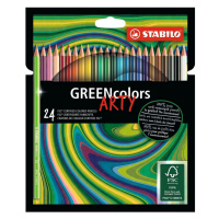 STABILO PASTELKY GREENCOLORS ARTY 24 KS