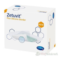 Zetuvit Plus Silicone Border kompres sterilný (10x10cm) 10ks