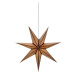 Hnedá vianočná svetelná dekorácia ø 45 cm Glitter – Markslöjd