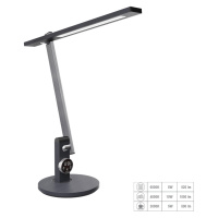 Svietidlo stolné PUNK LED /12W, 3000-6500k DARK (luxera)