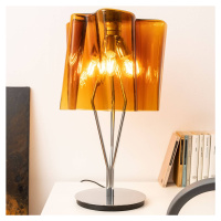 Stolná lampa Artemide Logico 64 cm tabak/chróm