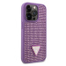 Guess Rhinestones Triangle Metal Logo Apple iPhone 15 Pro Max GUHCP15XHDGTPU Purple