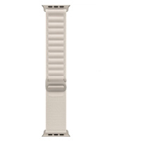 Apple Watch 49mm Starlight Alpine Loop - Medium