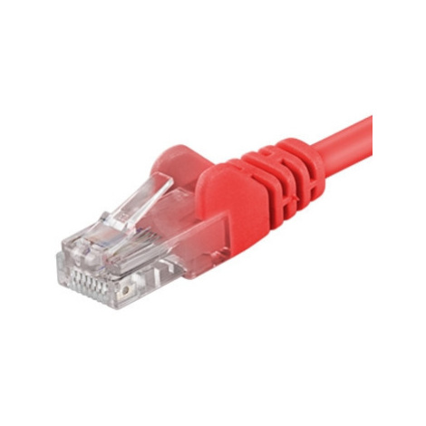 Patch kábel UTP RJ45-RJ45 level CAT6, 3m, červená PremiumCord