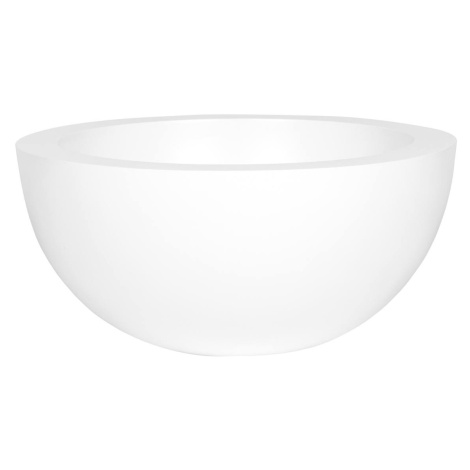 Kvetináč Vic Bowl, farba matná biela, viac veľkostí - PotteryPots Velikost: S - v. 18 cm, ⌀ 38.5 Pottery Pots