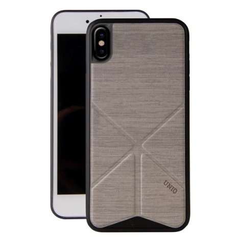 Kryt UNIQ iPhone X/Xs ash grey (UNIQ-IP5.8HYB-TLIGGRY)