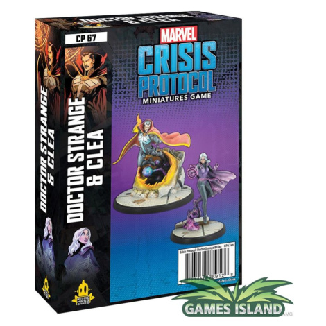 Atomic Mass Games Marvel Crisis Protocol: Doctor Strange & Clea Character Pack