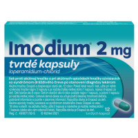 IMODIUM 2mg tvrdé kapsuly 12 kapsúl