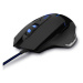Myš drátová USB, E-blue Mazer V2, čierna, optická, 2500DPI