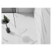 MEXEN/S - Stone+ obdĺžniková sprchová vanička 140 x 70, biela, mriežka biela 44107014-W