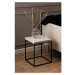 Odkladací stolík s doskou v dekore mramoru 40x40 cm Barossa – Actona