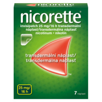 Nicorette invisipatch 25 mg/16h emp.tdm.7 náplastí