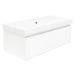 Kúpeľňová skrinka s umývadlom SAT Evolution 98x30x44,8 cm biela matná SATEVO100WMU1