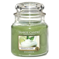 Yankee Candle, Vanilka s limetkami Sviečka v sklenenej dóze 411 g
