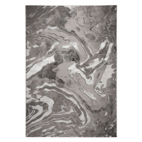 Koberec v sivo-striebornej farbe 80x150 cm Marbled – Flair Rugs