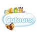 Smoby detská textilná knižka Cotoons 211025 farebná