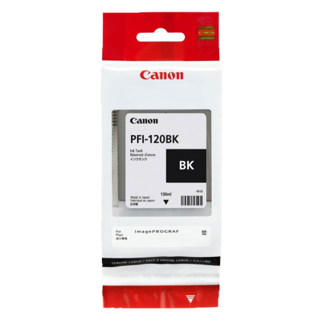 Canon PFI120BK 2885C001 čierna (black) originálna atramentová cartridge