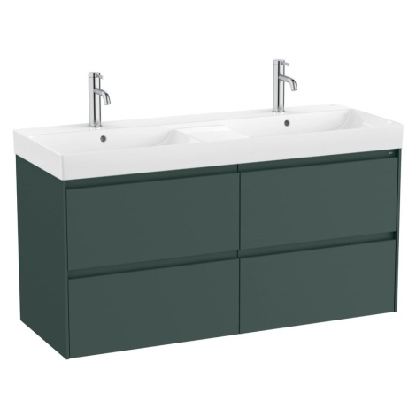 Kúpeľňová skrinka s umývadlom Roca ONA 120x64,5x46 cm zelená mat ONA1202ZZM