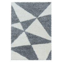 Kusový koberec Tango Shaggy 3101 grey - 80x250 cm Ayyildiz koberce