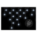 Nexos 1160 Vianočný svetelný dážď 144 LED studená biela - 5 m
