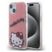 Hello Kitty IML Daydreaming Logo Zadný Kryt pre iPhone 15 Pink