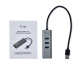 iTec USB 3.0 Kovový HUB 3 porty + adaptér Gigabit Ethernet