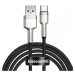 Nabíjací a dátový kábel USB, USB Type-C, 100 cm, 6000 mA, 66 W, s ochranou proti nárazu, rýchle 