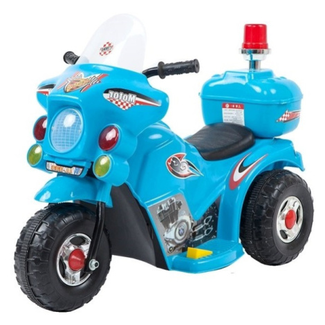 mamido  Detská elektrická motorka Polícia modrá
