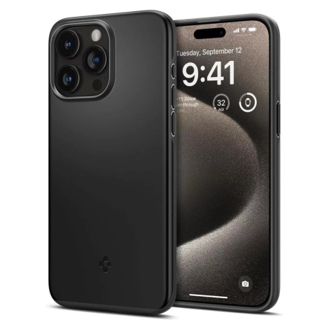 Kryt Spigen Thin Fit, black - iPhone 15 Pro Max (ACS06544)