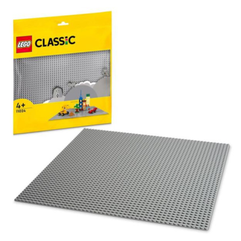 LEGO® Classic 11024 Sivá podložka na stavanie