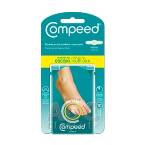 Compeed NÁPLASŤ Na kurie oká stredná 10 ks