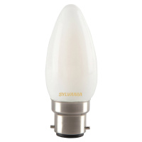 LED sviečková žiarovka B22 4,5W 827 matná