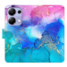 Flipové puzdro iSaprio - BluePink Paint - Xiaomi Redmi Note 13 Pro