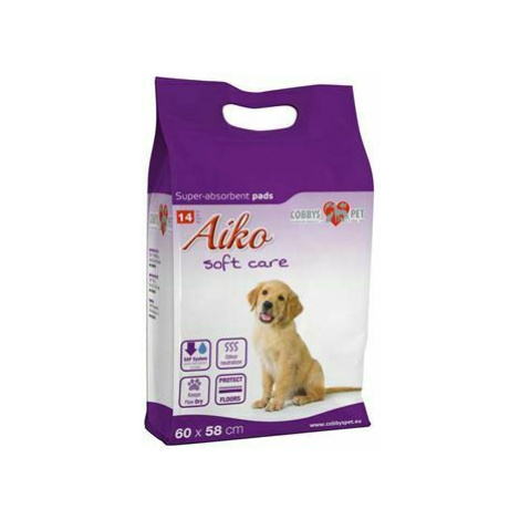 Absorpčná podložka pre psov Aiko Soft Care 60x58cm 14ks