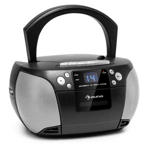 Auna Harper, CD rádiomagnetofón, CD prehrávač, bluetooth, kazety, FM, AUX, USB