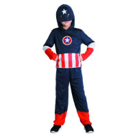 Made Detský kostým Hrdina Captain Amerika 120 - 130 cm