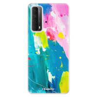 Odolné silikónové puzdro iSaprio - Abstract Paint 04 - Huawei P Smart 2021