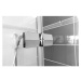 MEREO - Sprchové dvere, Fantasy, 120x190 cm, chróm ALU, sklo Číre, L/P univerzálne prevedenie CK