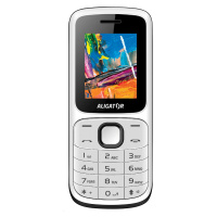 Aligator D210 Dual SIM, bielo-čierny