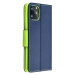 Diárové puzdro na Motorola Moto E7 Fancy modro-zelené