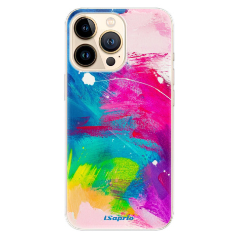 Odolné silikónové puzdro iSaprio - Abstract Paint 03 - iPhone 13 Pro Max